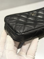 Chanel Black Caviar WOC w/ Silver Hardware