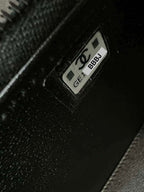 Chanel Lambskin Quilted Small Top Handle Vanity Case With Chain Black