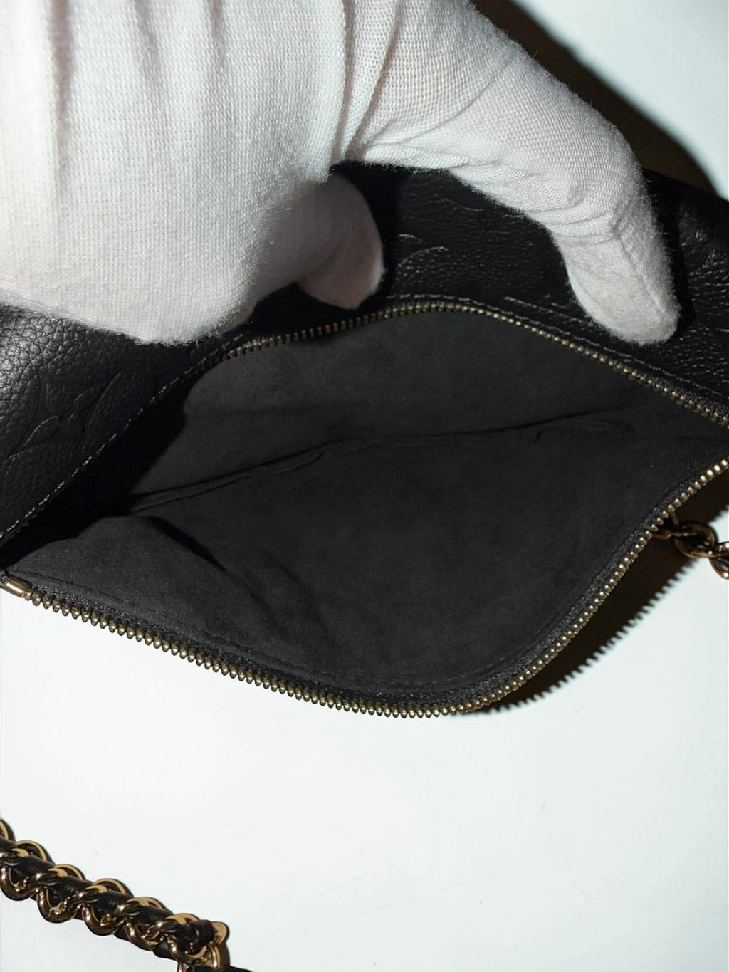 Louis Vuitton	High Rise Black Empriente Leather