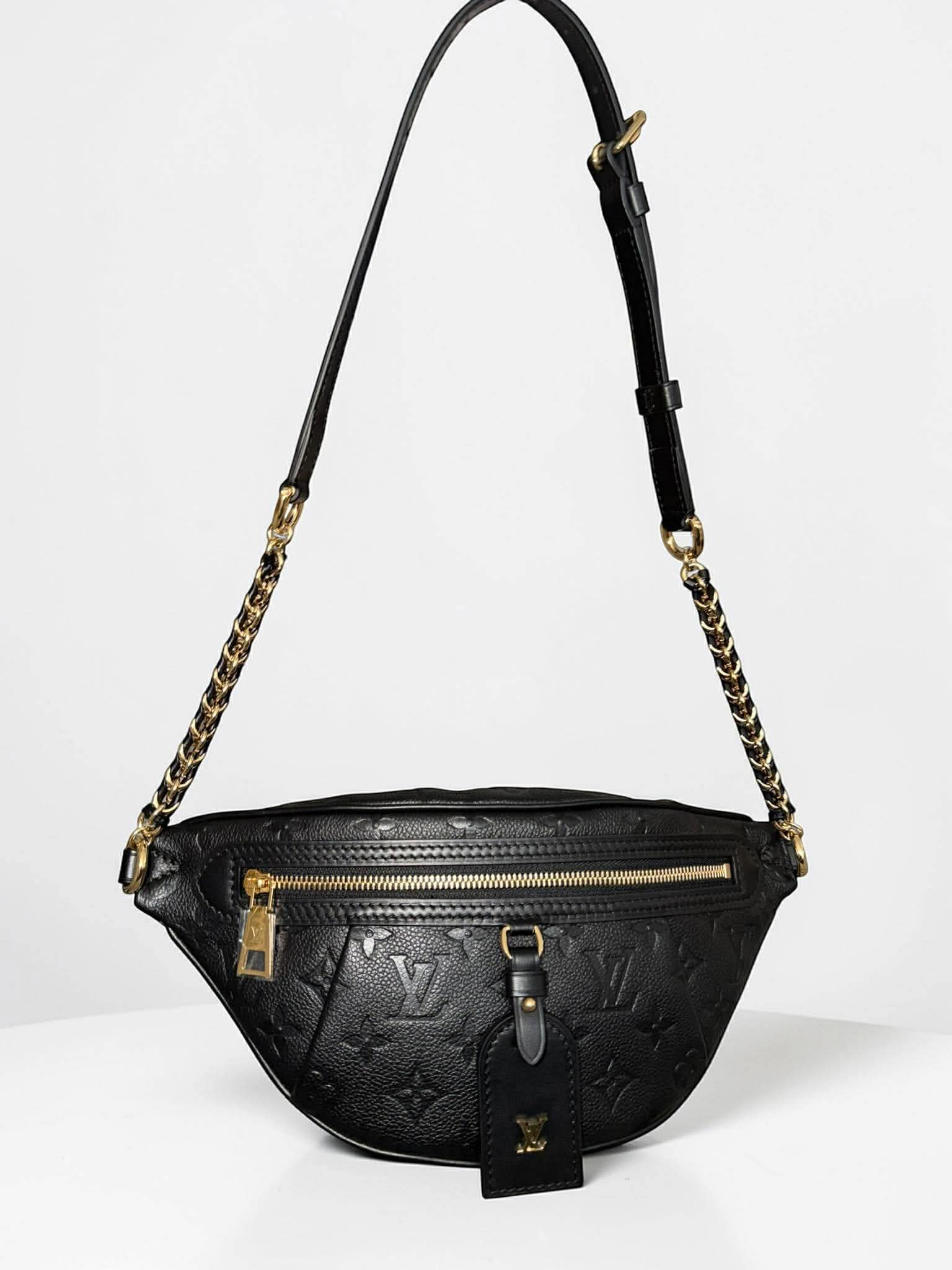Louis Vuitton	High Rise Black Empriente Leather