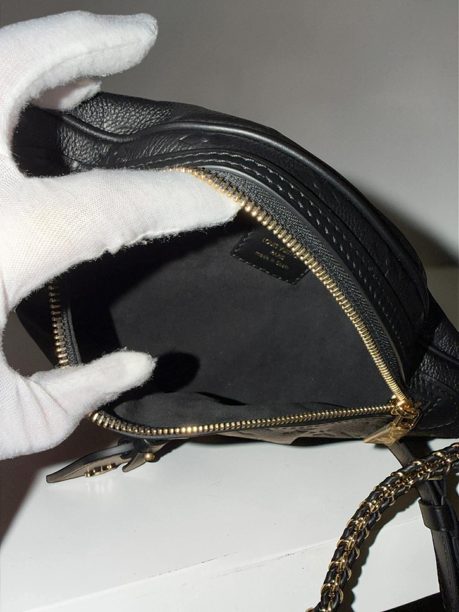 Louis Vuitton	High Rise Black Empriente Leather