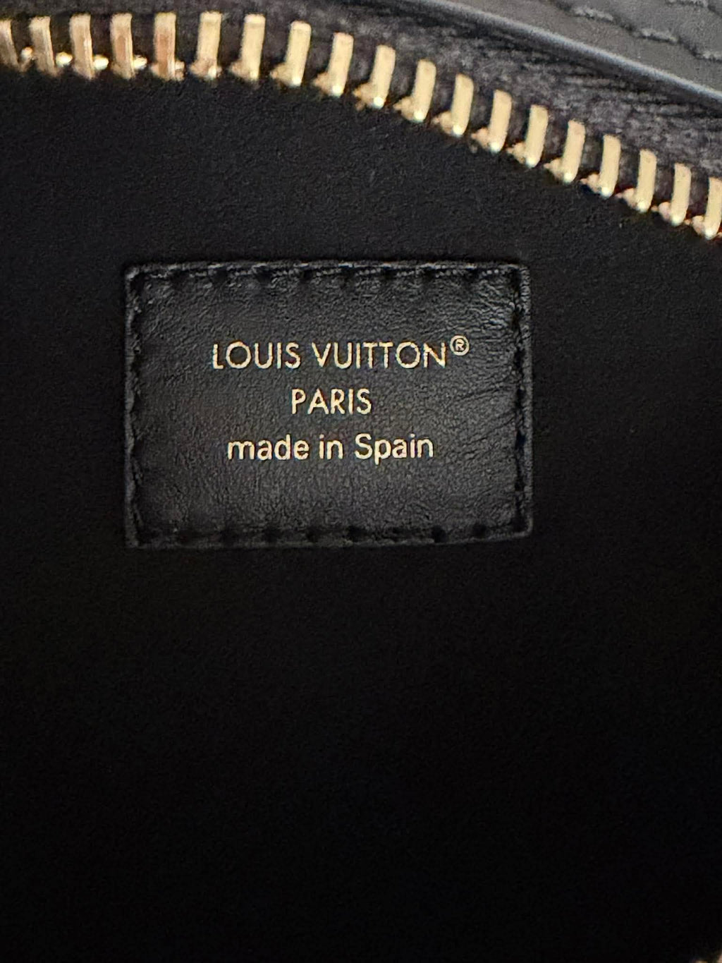 Louis Vuitton	High Rise Black Empriente Leather