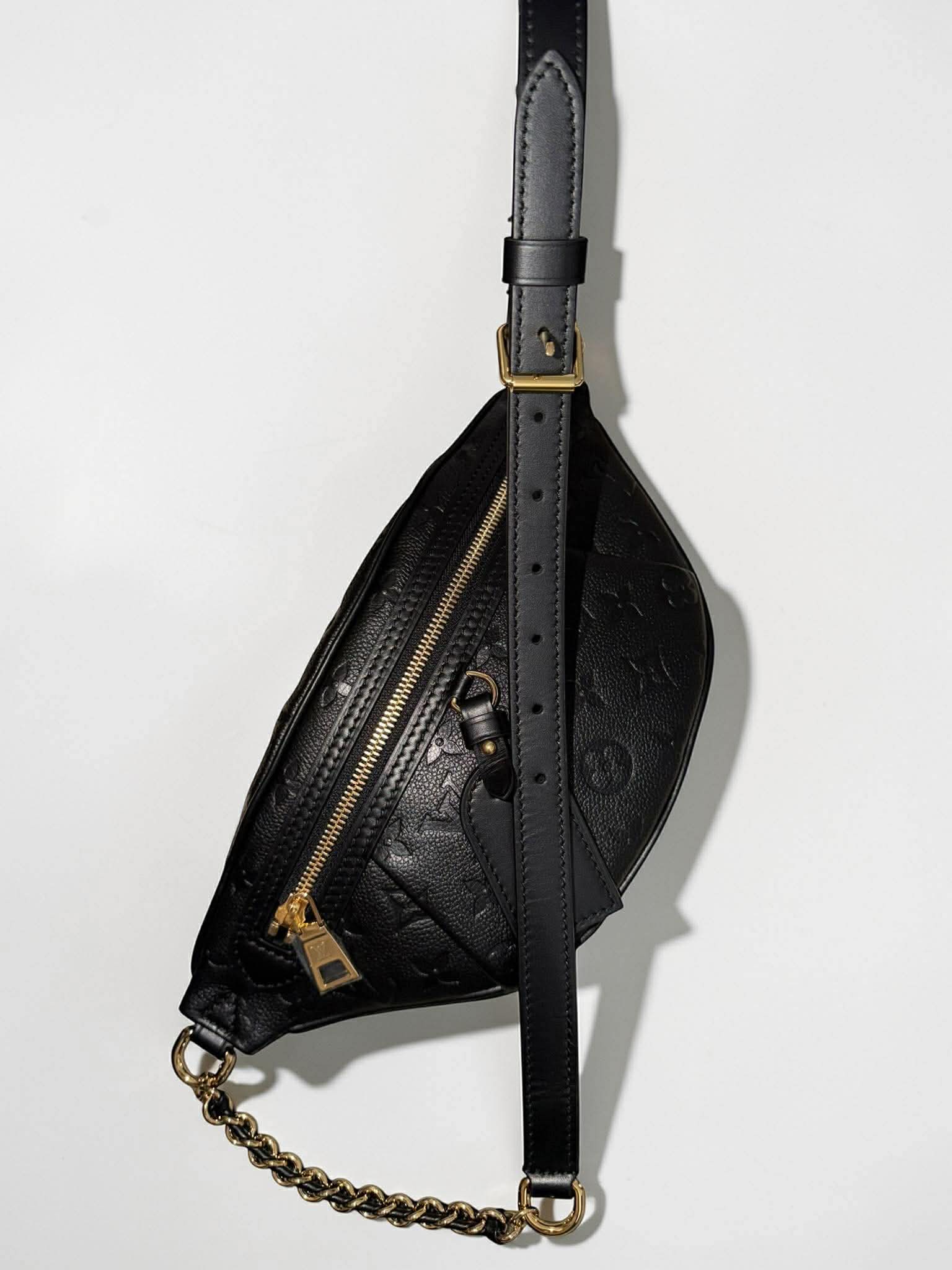 Louis Vuitton	High Rise Black Empriente Leather