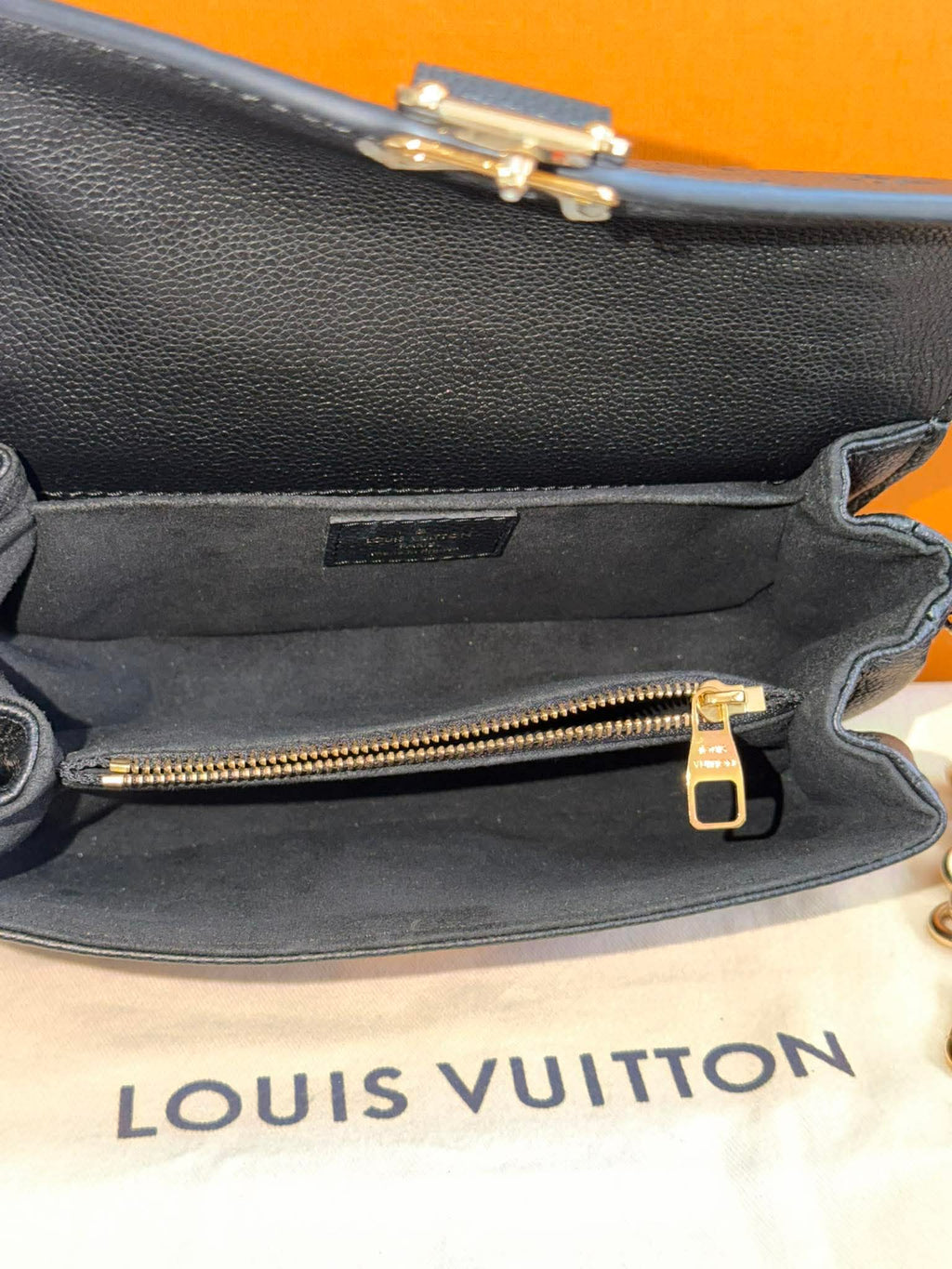 Louis Vuitton Empreinte Black East West Pochette Metis