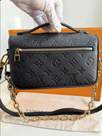 Louis Vuitton Empreinte Black East West Pochette Metis