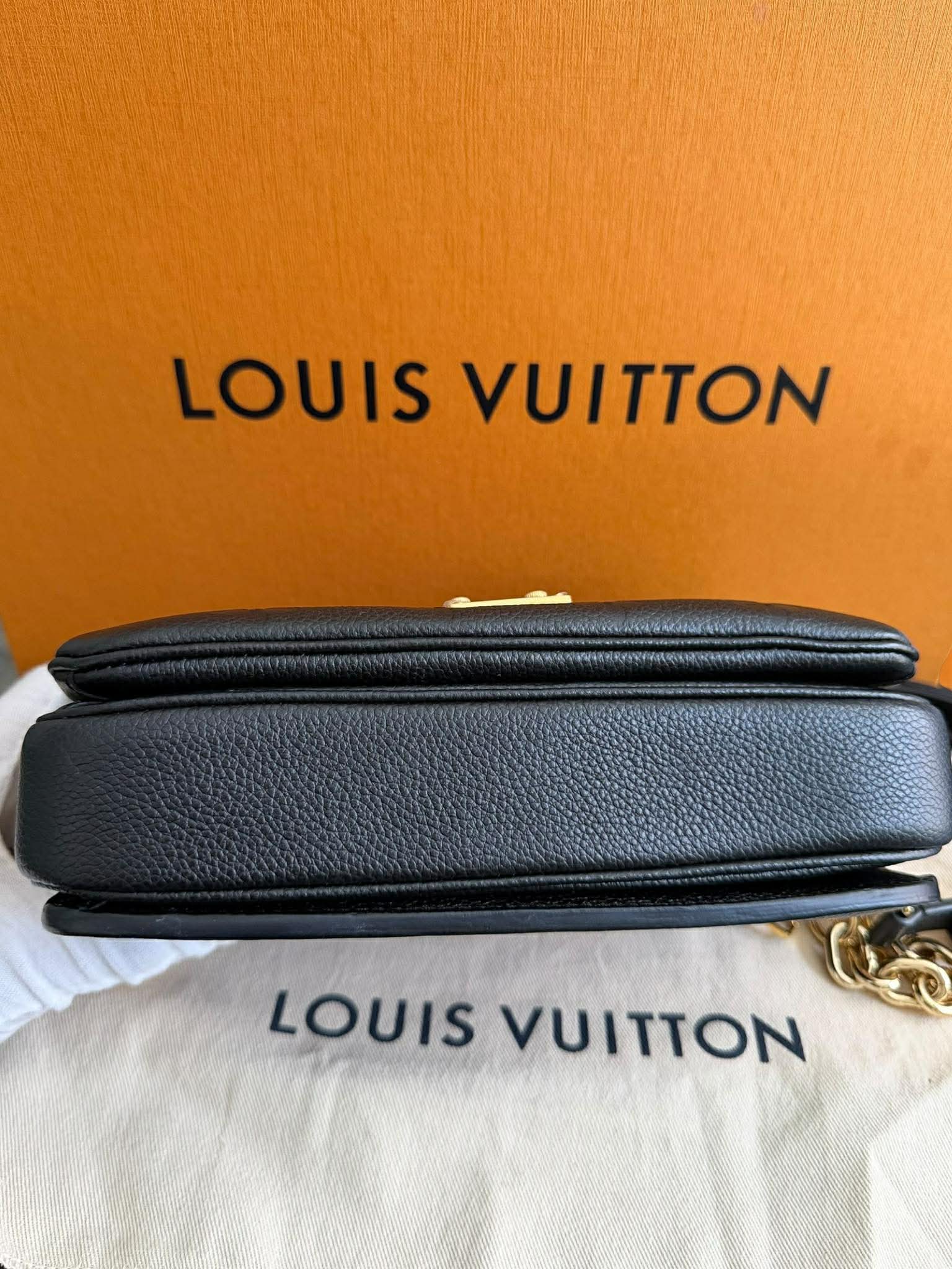 Louis Vuitton Empreinte Black East West Pochette Metis