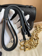 Louis Vuitton Empreinte Black East West Pochette Metis