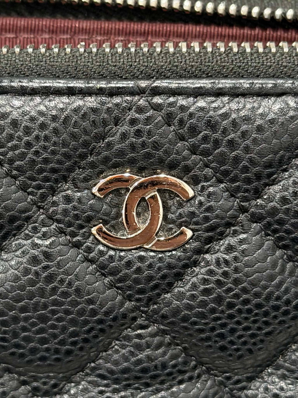 Chanel Black Caviar WOC w/ Silver Hardware