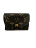 Louis Vuitton	Rosalie Monogram Coated Canvas Wallet w Pink Interior