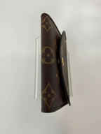 Louis Vuitton	Rosalie Monogram Coated Canvas Wallet w Pink Interior