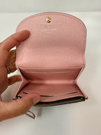 Louis Vuitton	Rosalie Monogram Coated Canvas Wallet w Pink Interior