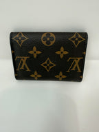 Louis Vuitton	Rosalie Monogram Coated Canvas Wallet w Pink Interior