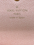 Louis Vuitton	Rosalie Monogram Coated Canvas Wallet w Pink Interior