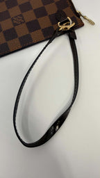 Louis Vuitton Neverful MM Damier Ebene Set with Pouch
