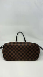 Louis Vuitton Neverful MM Damier Ebene Set with Pouch