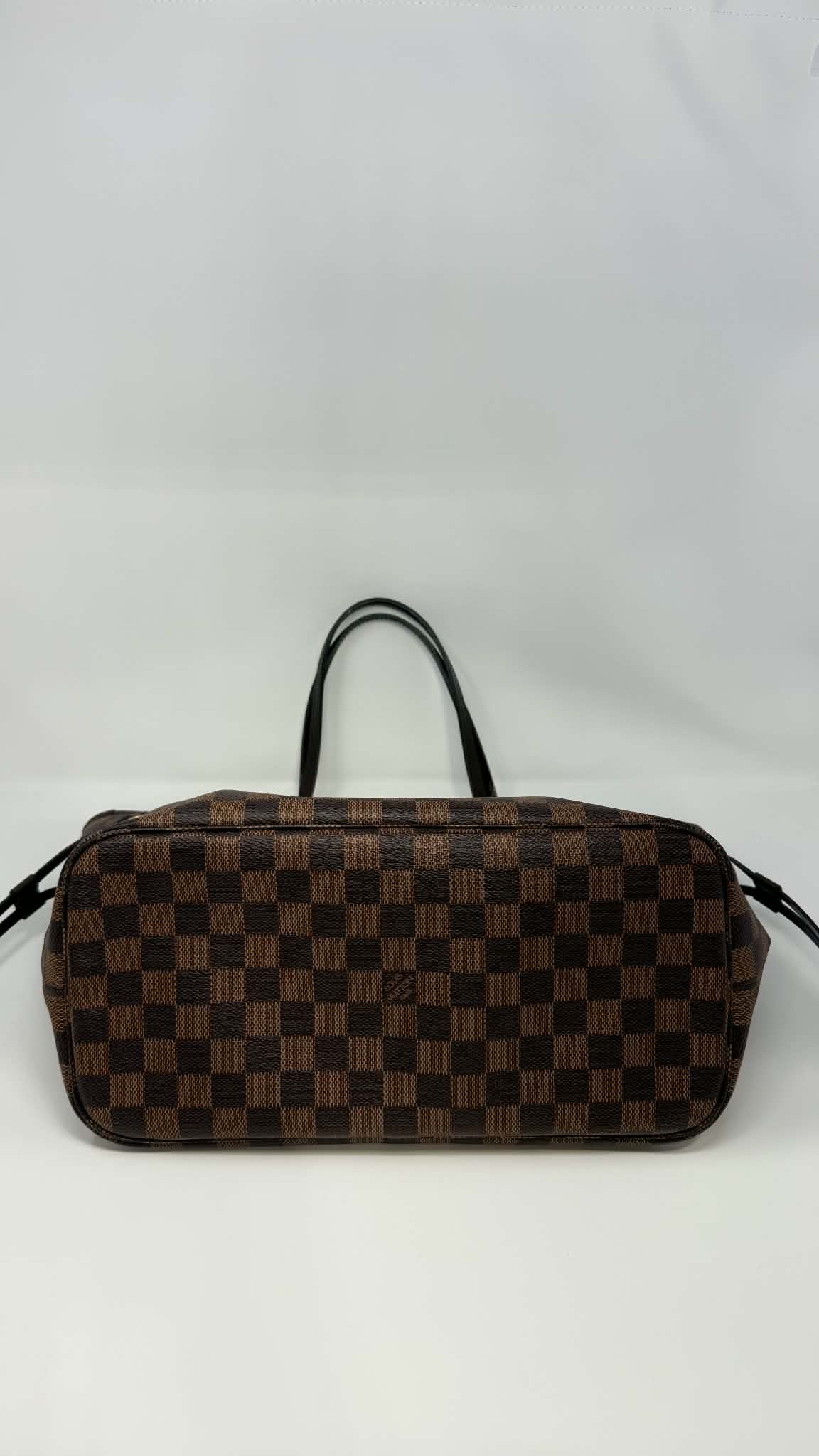 Louis Vuitton Neverful MM Damier Ebene Set with Pouch