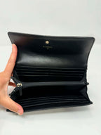 Chanel Boy Flap Long Wallet in Smooth Lambskin