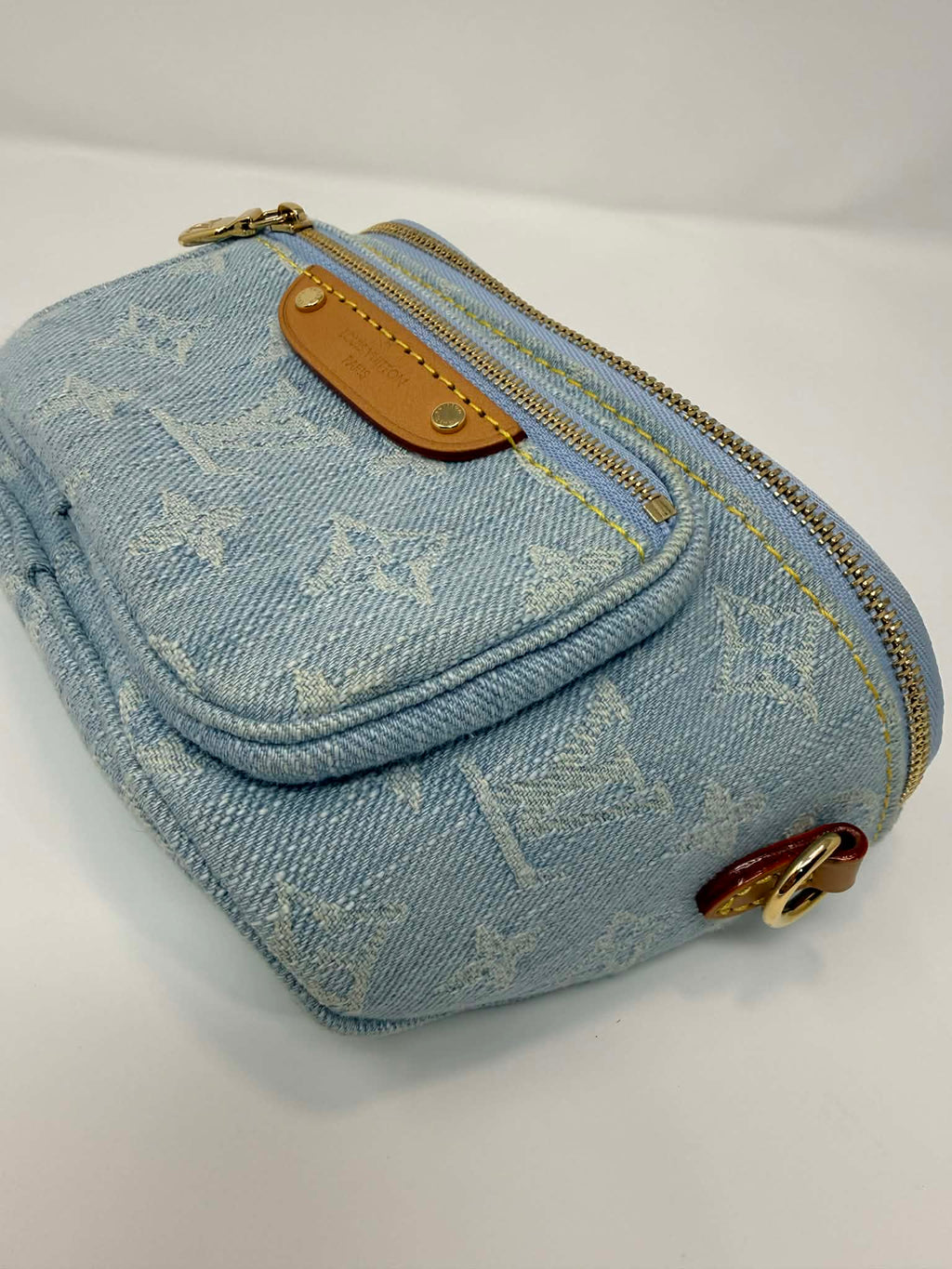 Louis Vuitton Mini Blue Denim Bumbag
