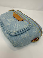 Louis Vuitton Mini Blue Denim Bumbag