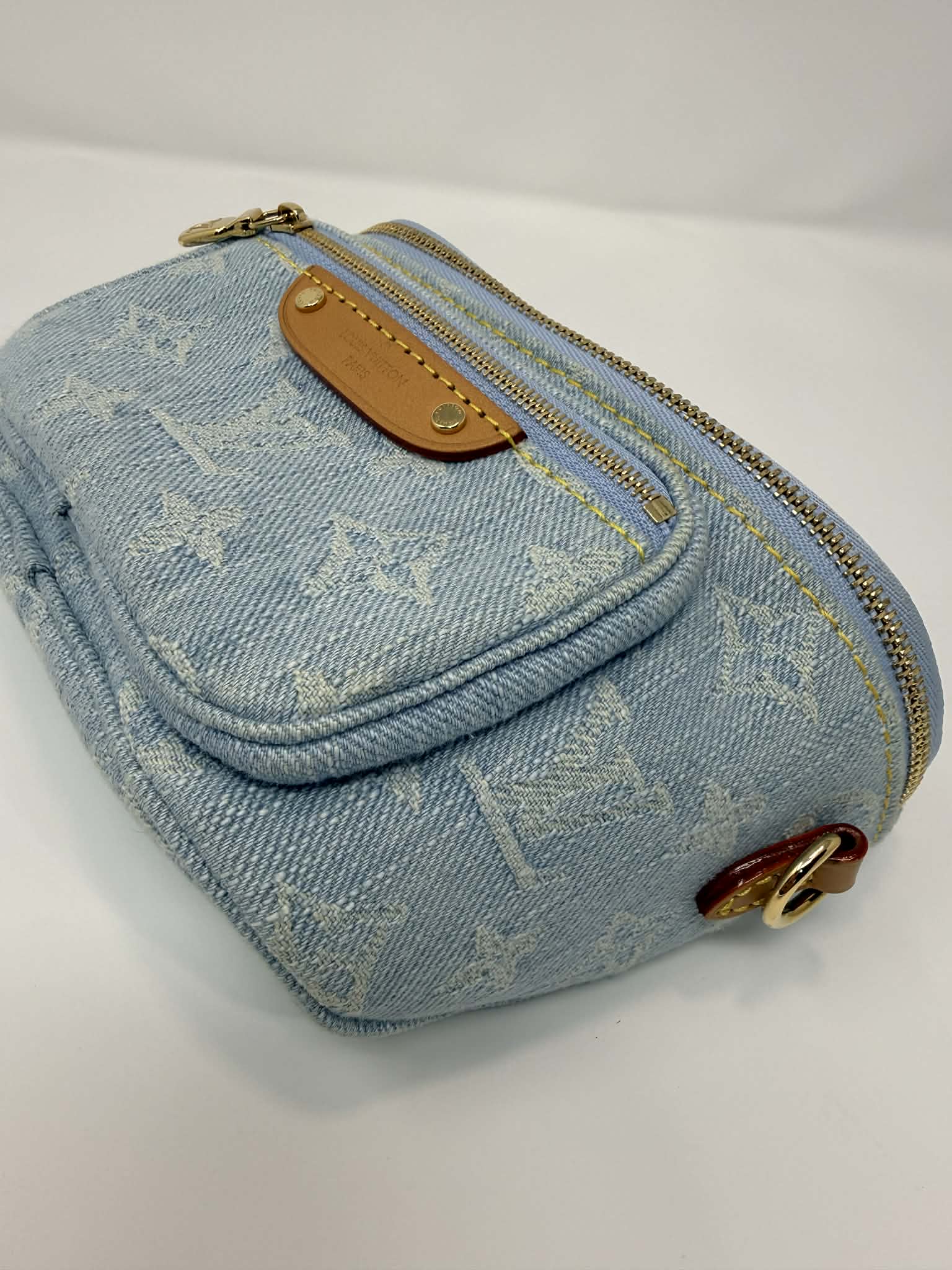 Louis Vuitton Mini Blue Denim Bumbag