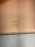 MCM Klara trifold Mini Monogram Charm Wallet