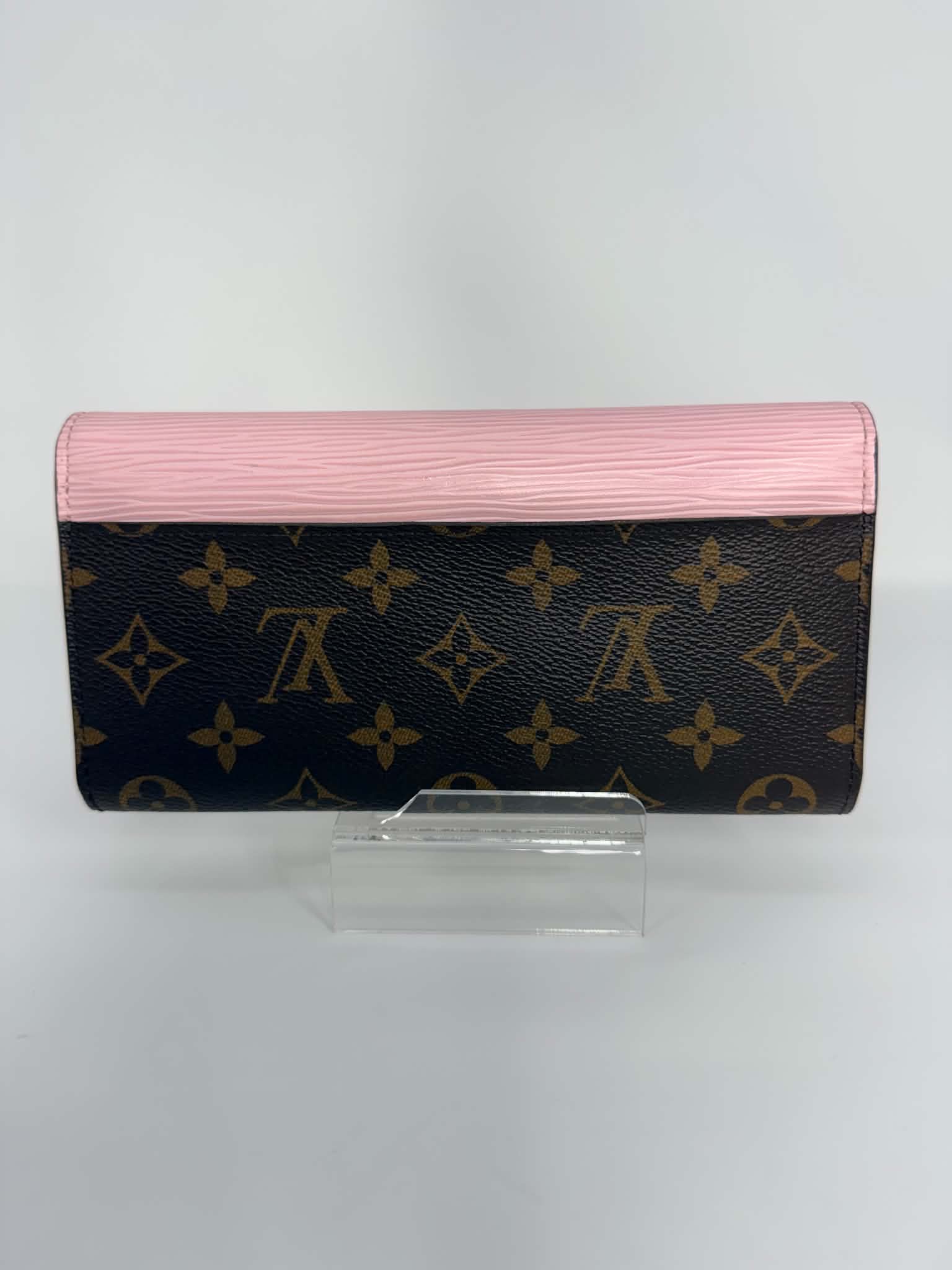 Louis Vuitton Marie-Lou Long Wallet Pink and Monogram