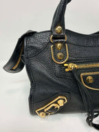 Balenciaga Mini City Bag Black with Mirror