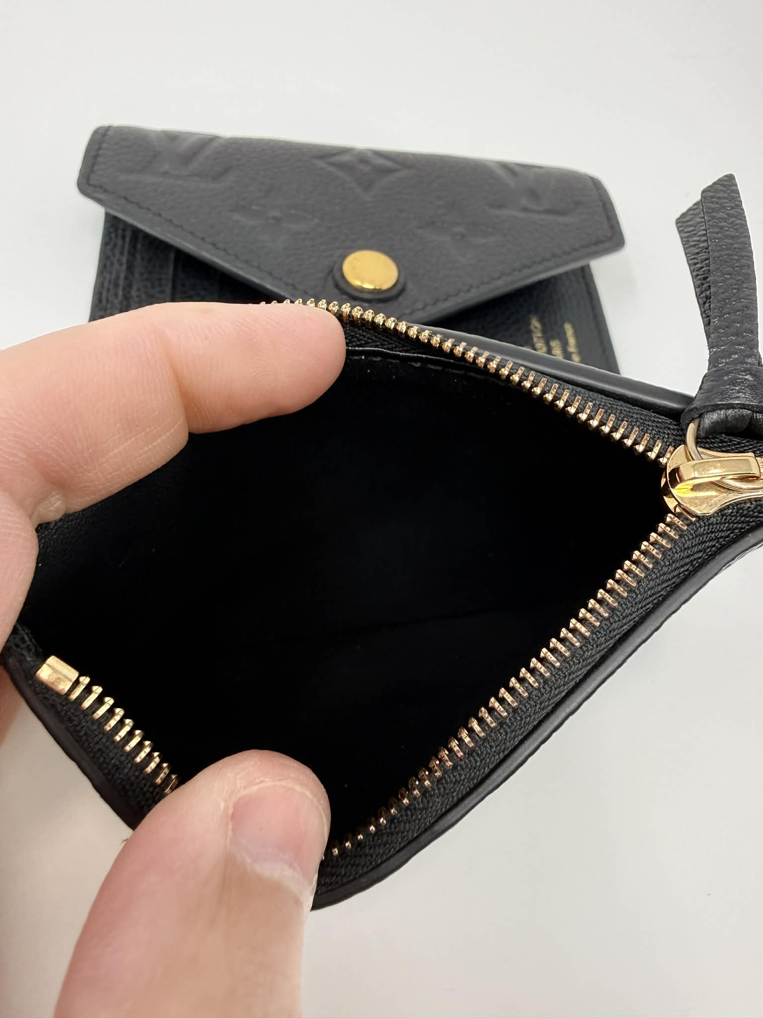 Louis Vuitton Empreinte Victorine Black Wallet