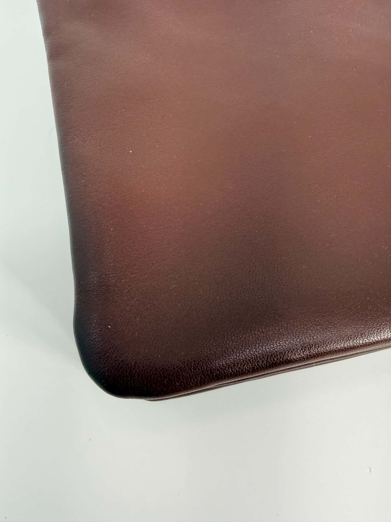 Celine Lambskin Small Trio Crossbody Bag Burgundy