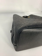 Louis Vuitton Neo Noe Black Empreinte Leather with Two Straps