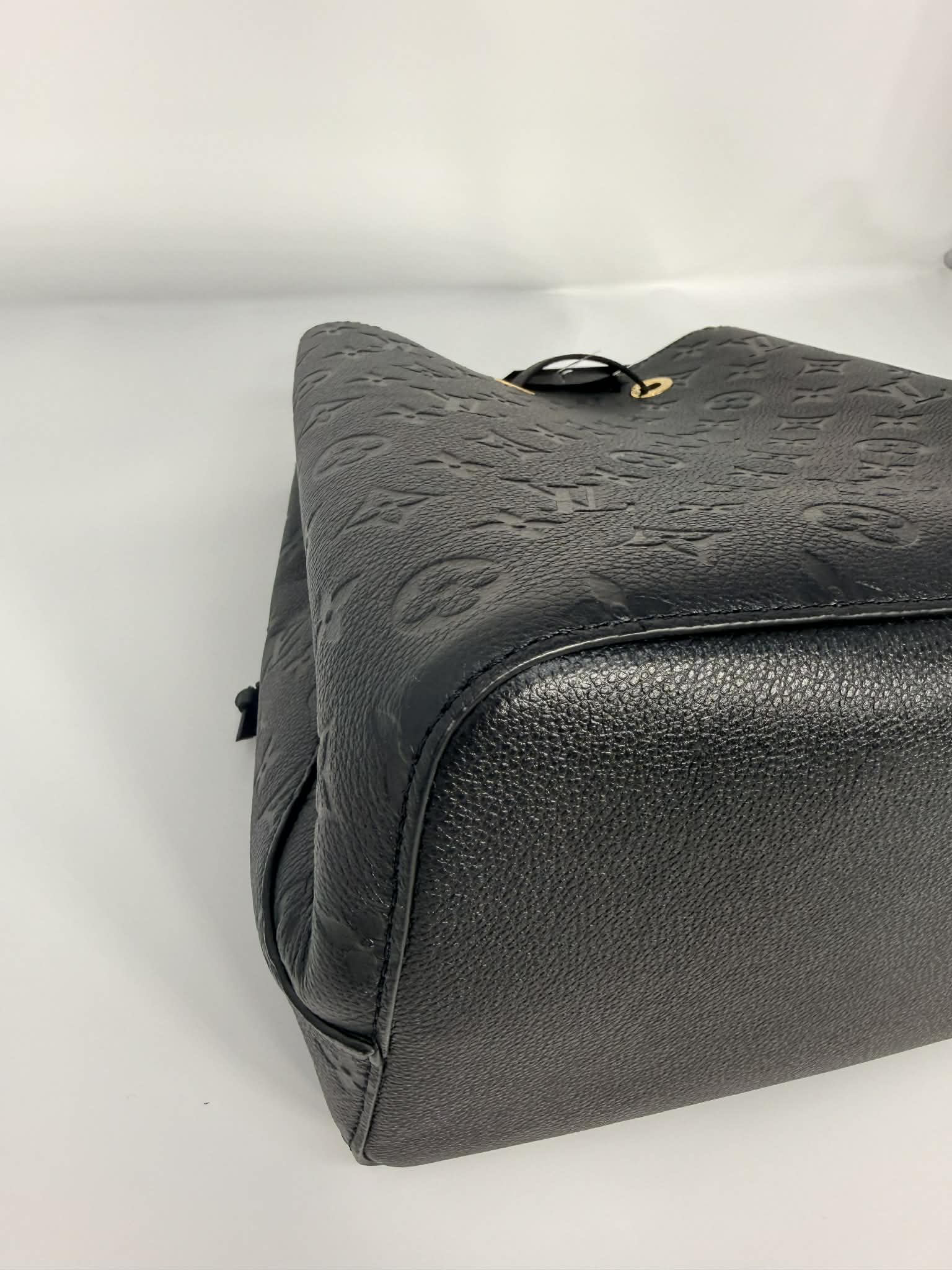 Louis Vuitton Neo Noe Black Empreinte Leather with Two Straps