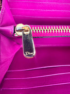 Dior Black and Fuchsia Wallet