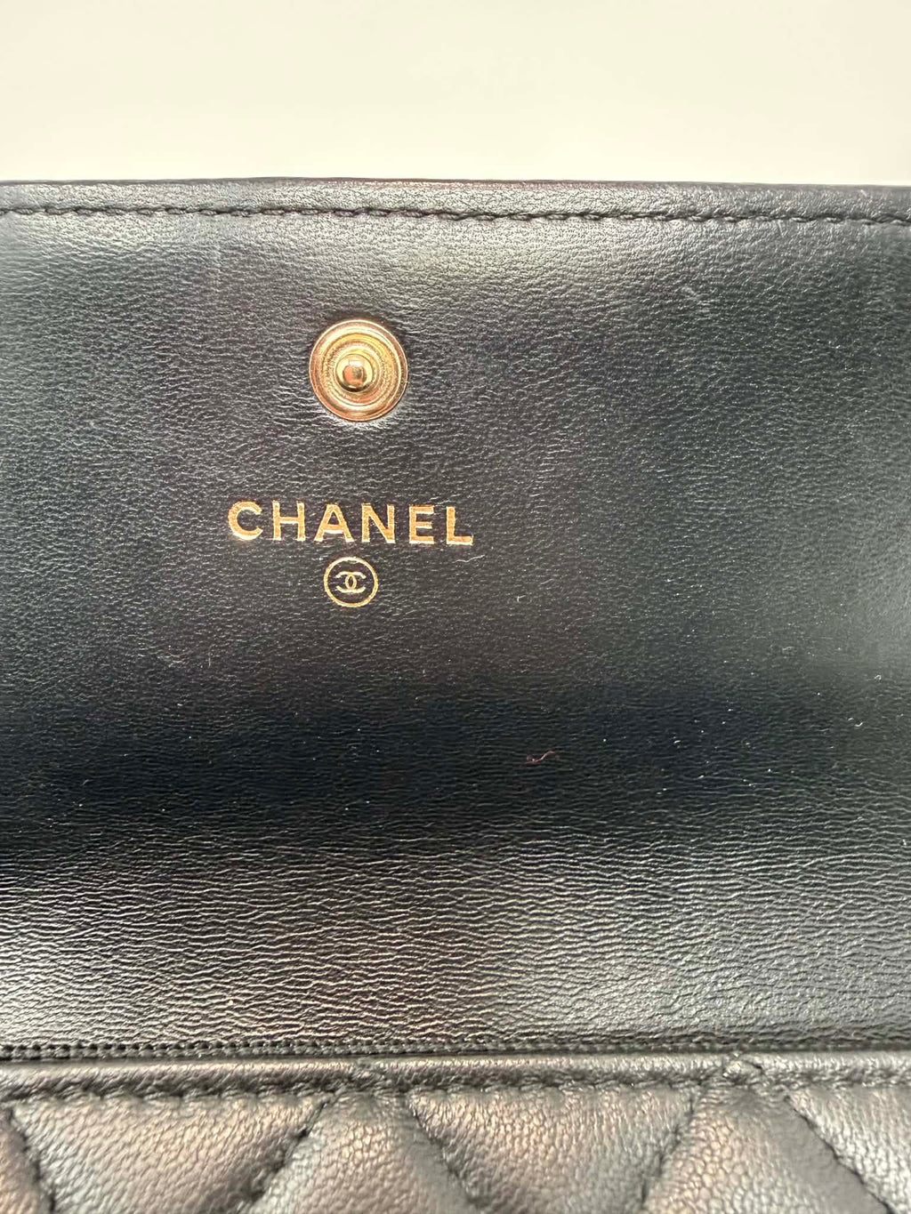 Chanel Boy Flap Long Wallet in Smooth Lambskin