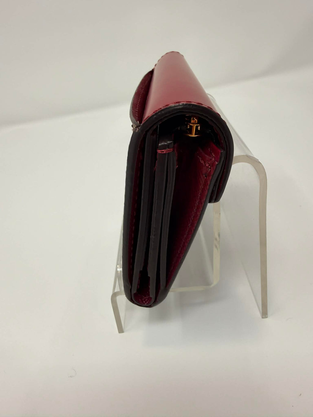 Louis Vuitton Monogram & Burgandy Zoe Wallet