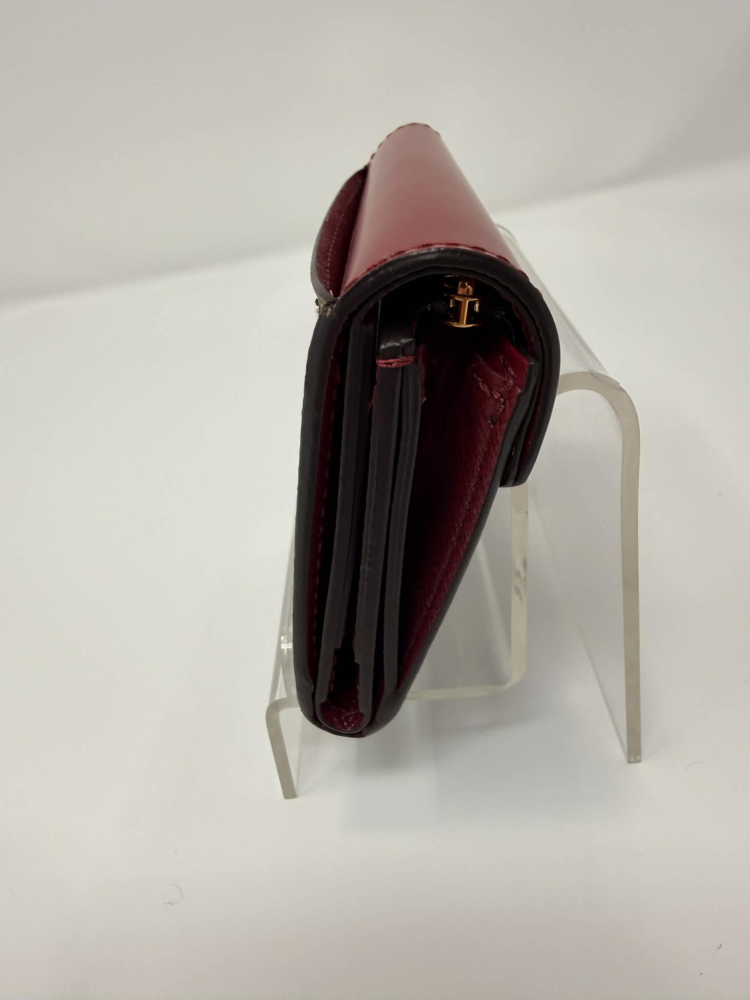 Louis Vuitton Monogram & Burgandy Zoe Wallet