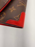 Louis Vuitton Monogram Sarah Retiro Wallet Cherry