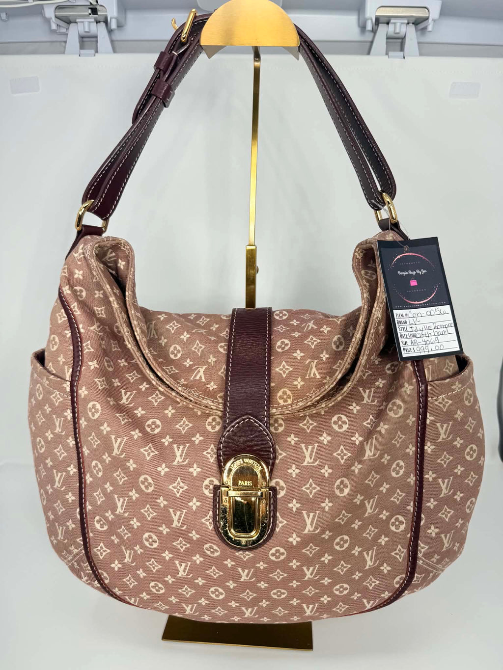 Louis Vuitton Sepia Monogram Mini Lin Idylle Romance Bag