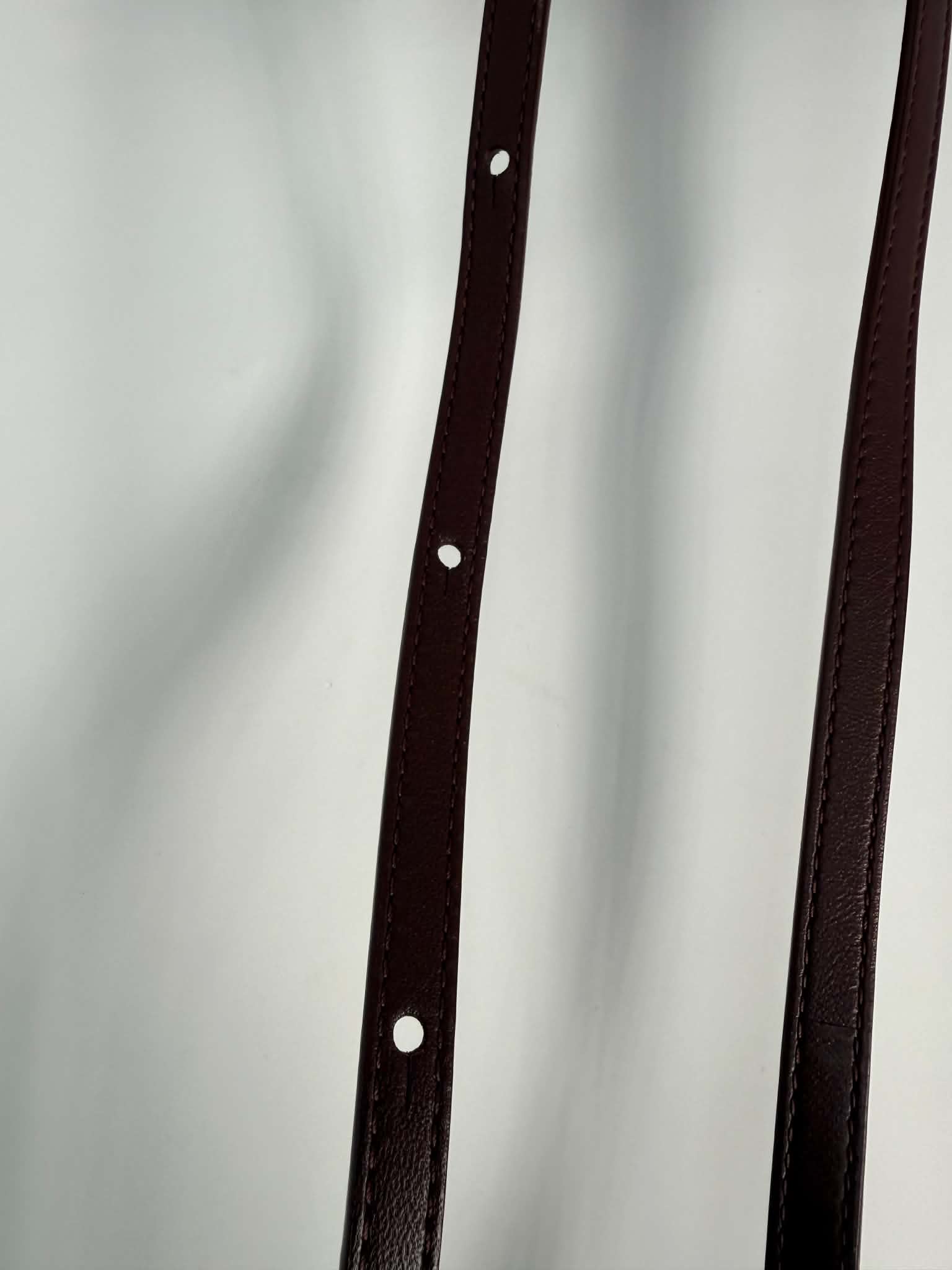 Celine Lambskin Small Trio Crossbody Bag Burgundy