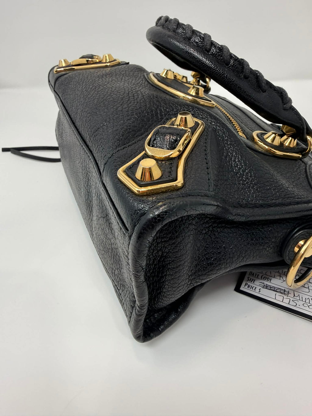 Balenciaga Mini City Bag Black with Mirror