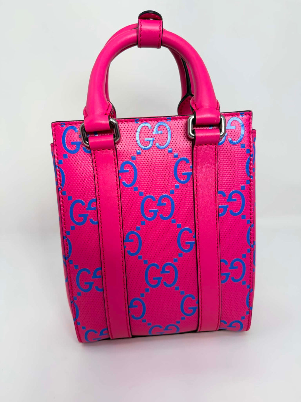 Gucci CC Tennis Pink/Blue Leather
