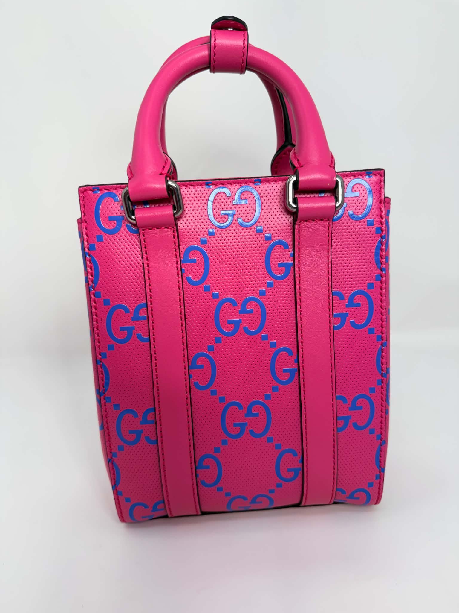 Gucci CC Tennis Pink/Blue Leather
