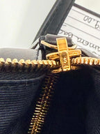 Saint Laurent Calfskin Matelasse Monogram Lou Camera Bag Black