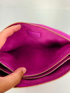 Louis Vuitton Lambskin Embossed Monogram Coussin BB Orchid