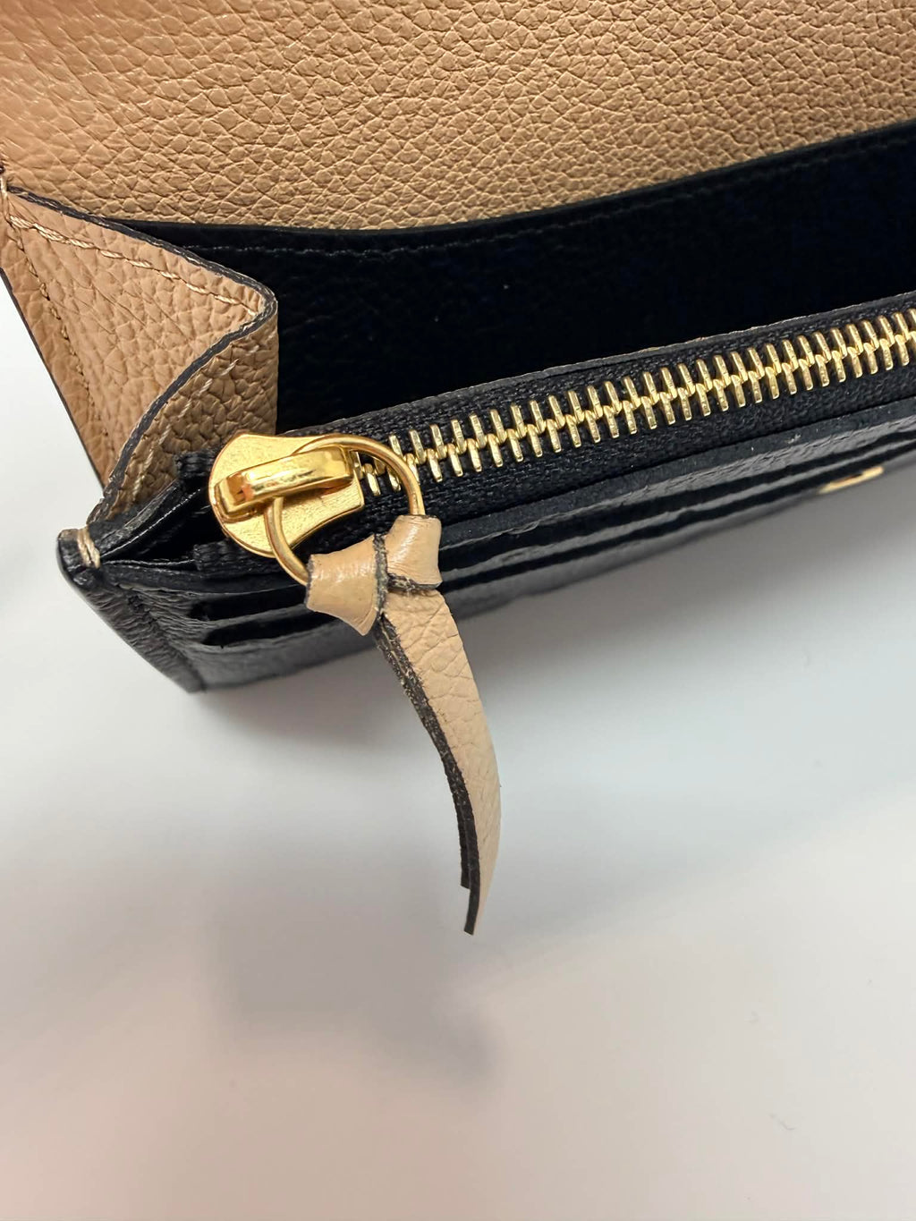 Louis Vuitton Empreinte Emilie Wallet Black Dune
