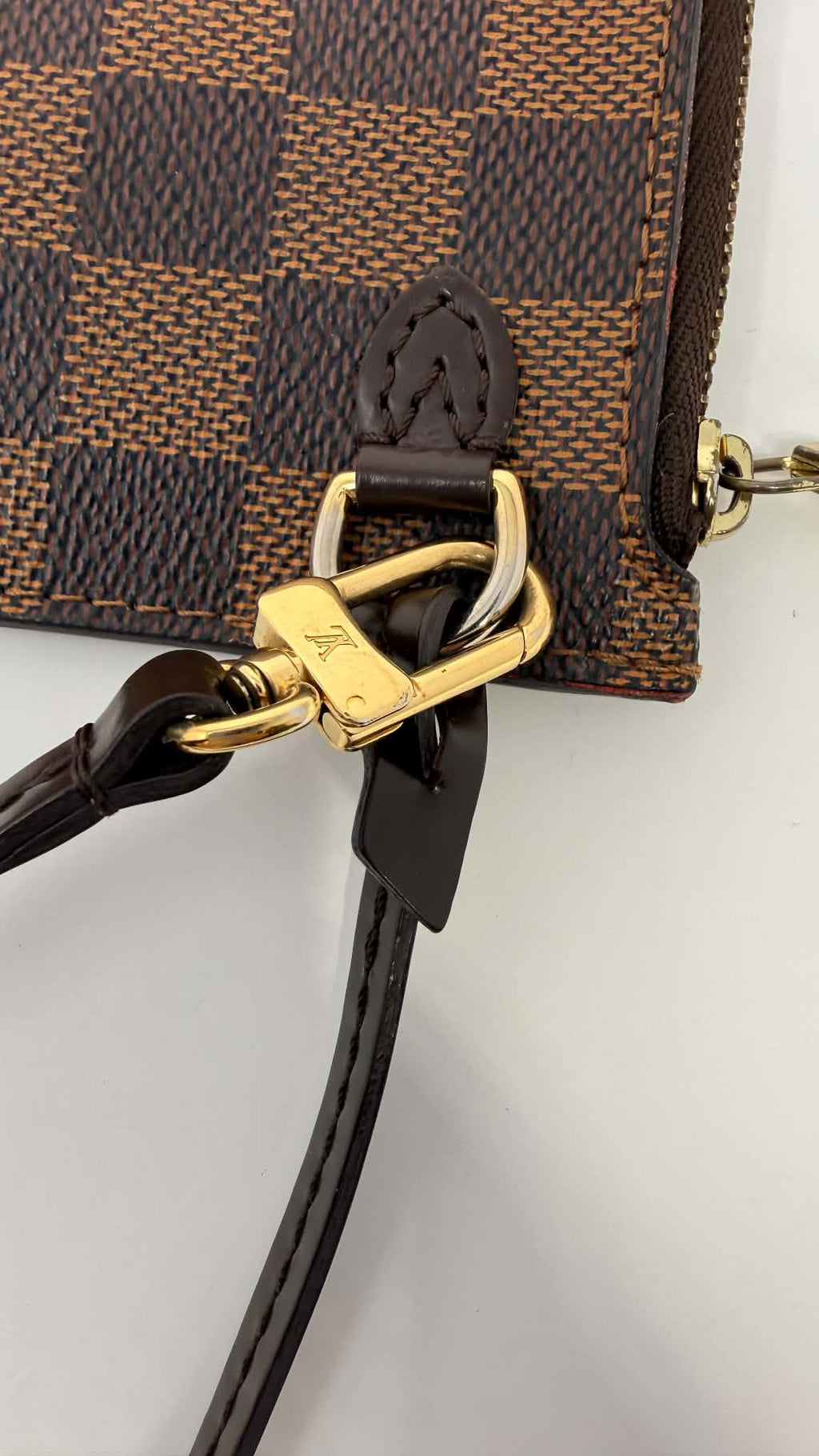 Louis Vuitton Neverful MM Damier Ebene Set with Pouch