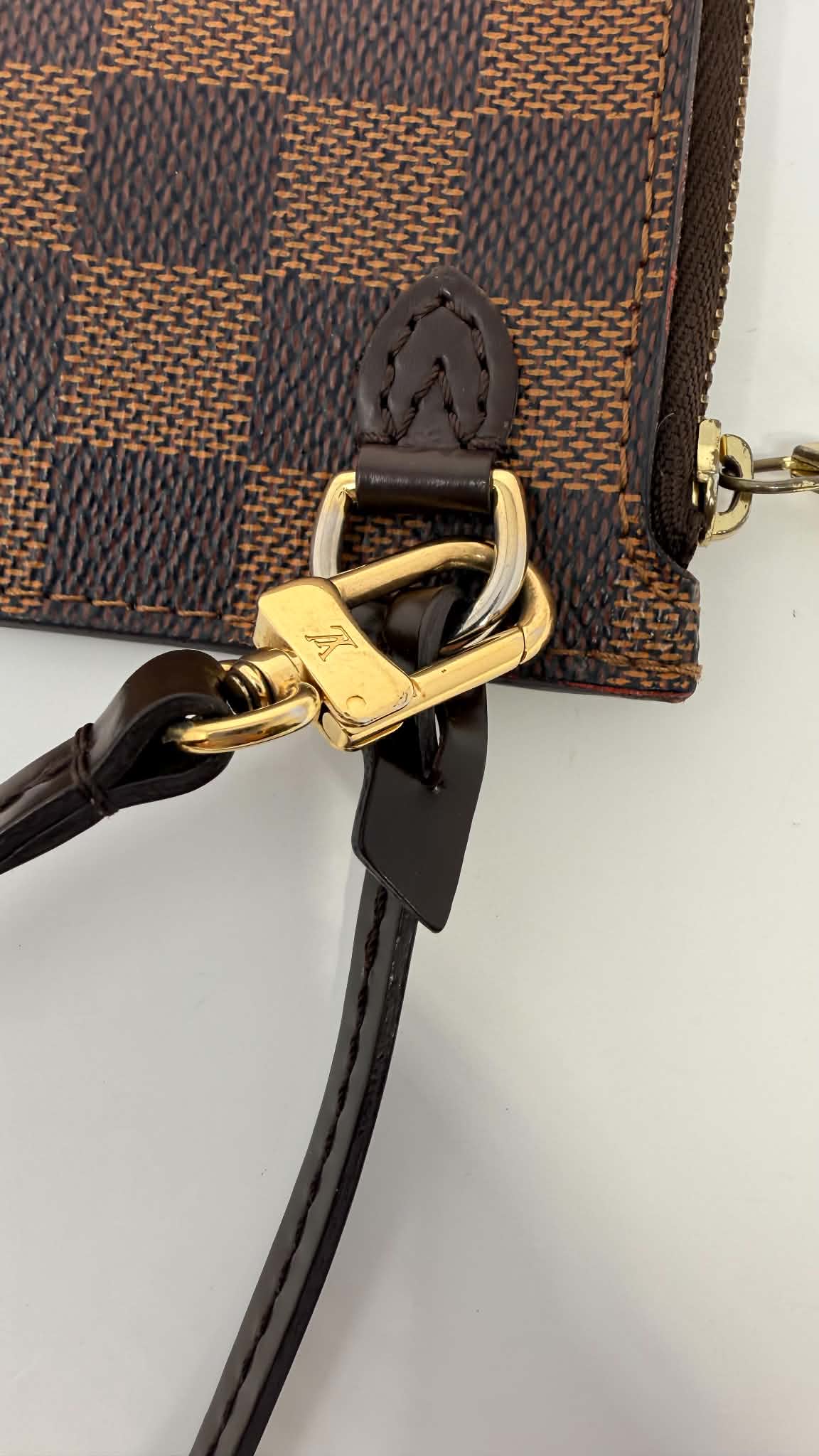 Louis Vuitton Neverful MM Damier Ebene Set with Pouch
