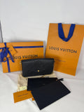 Louis Vuitton Felicie Noir Empreinte Leather