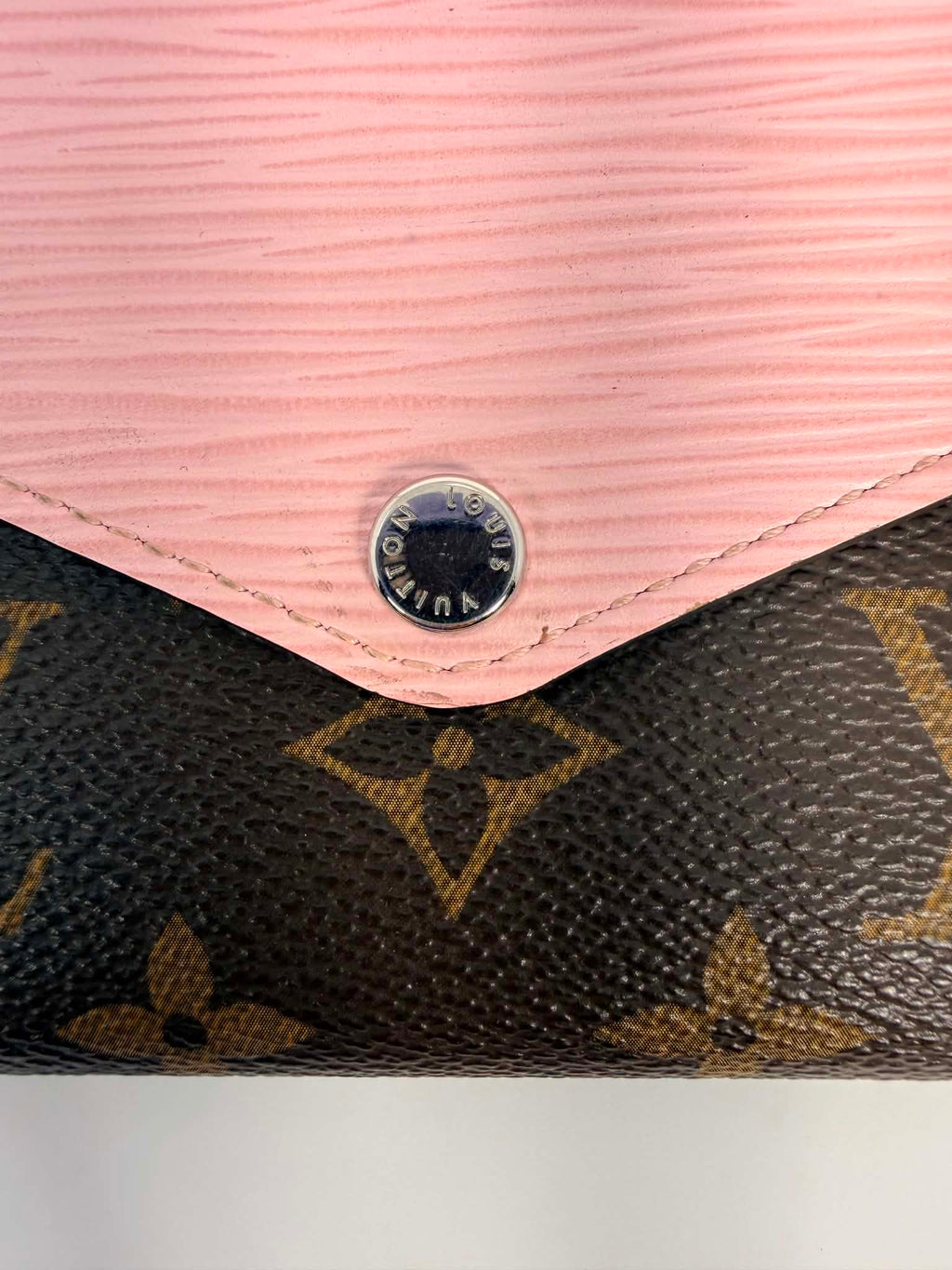 Louis Vuitton Marie-Lou Long Wallet Pink and Monogram