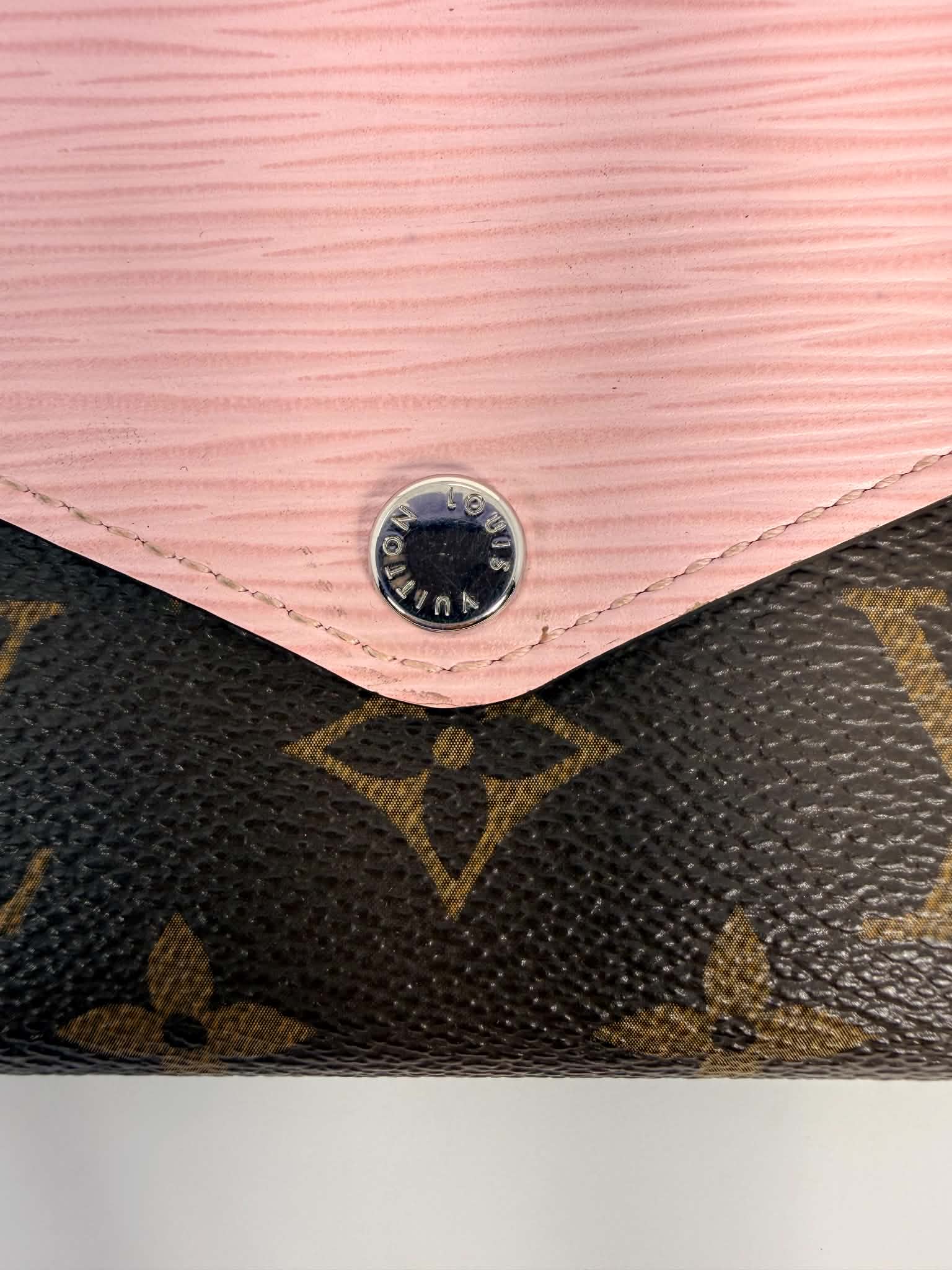 Louis Vuitton Marie-Lou Long Wallet Pink and Monogram