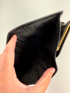 Chanel Caviar Timeless CC French Wallet Black